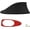 Black, variant on Chasenew Car Shark Fin Antenna Cover, Plastic Automotive Signal Roof Aerial Cover with Adhesive Tape, Universal Roof Mount Antenna Replacement Vehicle Decorative Cover for Car Truck SUV (Black)