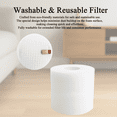 thumbnail image 3 of 2 Pack Foam Filter Kit Replacement for Shark IQ Robot Vacuum Self-Empty Base R101AE RV1000S RV1001AE RV1101ARUS RV2502AE RV2520A0US RV912S RV912S RV912S UR1000SR UR1005AE UR1105ARUS, 3 of 3