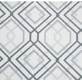 thumbnail image 4 of GoodGram Geometric Charcoal/Gray Curtain Set, 38” x 95” (4 Panels), 4 of 5
