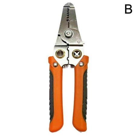 

Crimping Multitool Pliers Multifunctional Wire Stripper Ring Crimp Tools Wire Terminals Hand B4O2