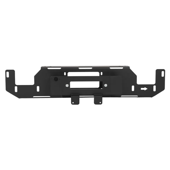 Suitable for Winch Mount Compatible with 2015-2020 Ford F150 Hidden Winch Mounting Plate Steel Black