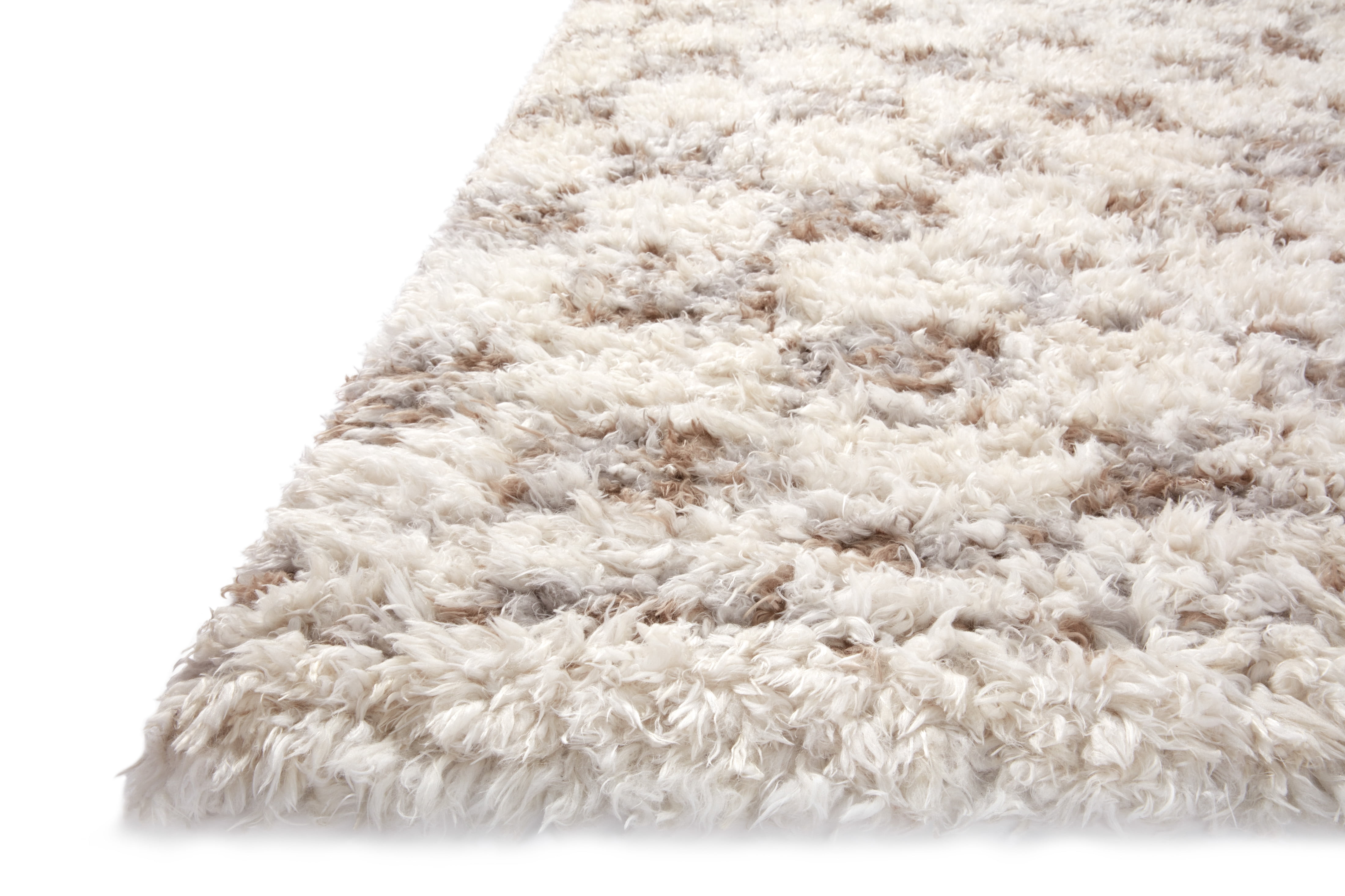 Angela Rose x Loloi Amira Ivory / Pebble 2'-3" x 4'-0" Accent Rug