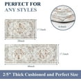 thumbnail image 3 of HEBE Cushioned Kitchen Rug Sets of 2 Anti Fatigue Kitchen Rugs and Mats Waterproof Kitchen Mats for Floor Non Slip Comfort Standing Mat Runner for Kitchen,Home Office,Sink,Laundry, 3 of 6