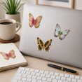thumbnail image 4 of 3D Butterfly Wall Decor Gold Butterflies Wall Stickers Removable 12-Piece Set for Birthday Party Wedding Home Interior Decoration Kids Room Nursery Theme, 4 of 6