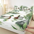 thumbnail image 3 of Castle Fairy Female Men Mallard Duck Queen Sheet Sets,Watercolor Animal Bed Set, 3 of 7