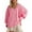 Pink, variant on Tawop Hoodless Sweatshirt for Women Women Tops Womens Sweatshirts Long Sleeve V Neck Solid Light Blue S