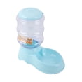 thumbnail image 4 of Comedero automático para mascotas de gran capacidad, cuenco desmontable antideslizante para perros de 3,8 l, color azul, 4 of 13