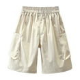 thumbnail image 3 of Kids Boys' Shorts Elastic Waist Drawstring Pull-On Boy Summer Boy's Clothing 10-11 Years, 3 of 9
