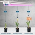 thumbnail image 5 of LED Grow Lights for Indoor Plants, T8 2FT 96W(4 x 24W, 600W Equivalent), Full Spectrum, V-Shape with Reflector Combo, Grow Light Fixture, 4-Pack, 5 of 12