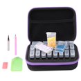 thumbnail image 2 of Storage Case Display Box Jewelry Supplies Compact Size Exquisite Dustproof Painting Kit Multipurpose Organization, 2 of 9