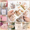 thumbnail image 4 of 10 PCS Easter Animal Theme Rub On Transfer Sticker,Rabbit Sticker Sheep Decal for Present Packaging DIY Scrapbooking Albums Furniture,10 * 30cm, 4 of 5