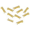 thumbnail image 4 of Brass Crimp Terminals, 100Pcs Quick Connect Wiring Terminals, Electrical Wire Crimp Connector Kit 0.5-1.5mm Square Wiring Range DJ453B, 4 of 8