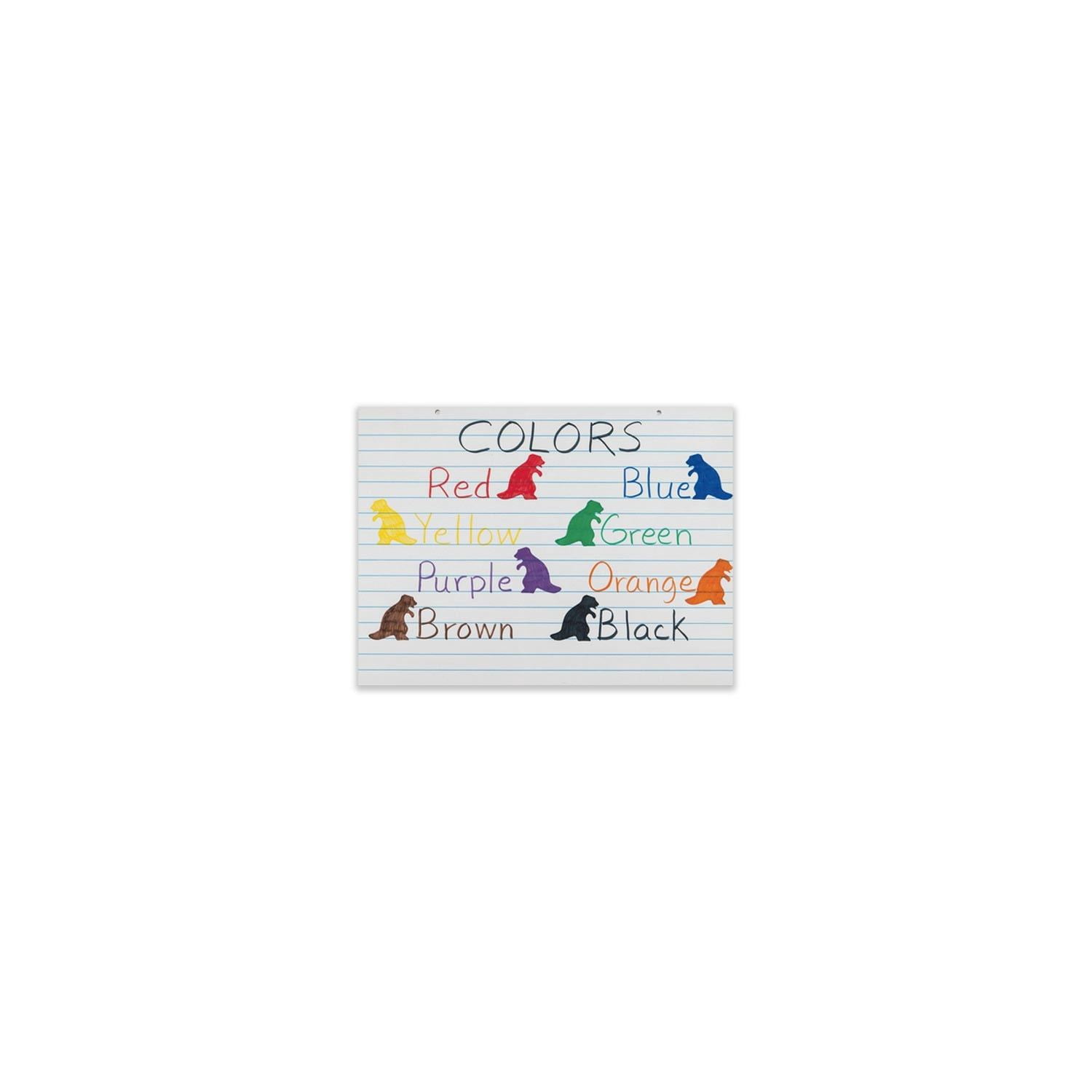 Primary Chart Newsprint Paper, 1 Inch Rule, 24 x 18 Inches, 100 Sheets