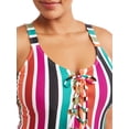 thumbnail image 4 of Women's Plus Terra Stripe One Piece Swimsuit, 4 of 4