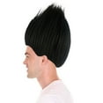 thumbnail image 6 of HPO Adult Unisex Spiky Troll Wig, Black Color, Perfect for Cosplay & Halloween Wig, Synthetic Fiber, 6 of 8