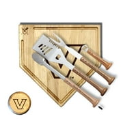 Baseball BBQ  Vanderbilt Commodores 17" Trough Grand Slam Combo Set