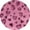 Pink, variant on Sennaux Pet Bed Crate Mat Reversible Pad Leopard Pattern for Cat Dog, Medium