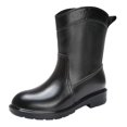 thumbnail image 1 of Dsscvnef Bottes de Pluie pour Femmes sur Bottines en Ciment Non Durables pour Confort par Temps Humide, 1 of 9