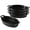 Black, variant on Bruntmor | Set Of 4 Oval Au Gratin Baking Dishes Lasagna Pan Ceramic