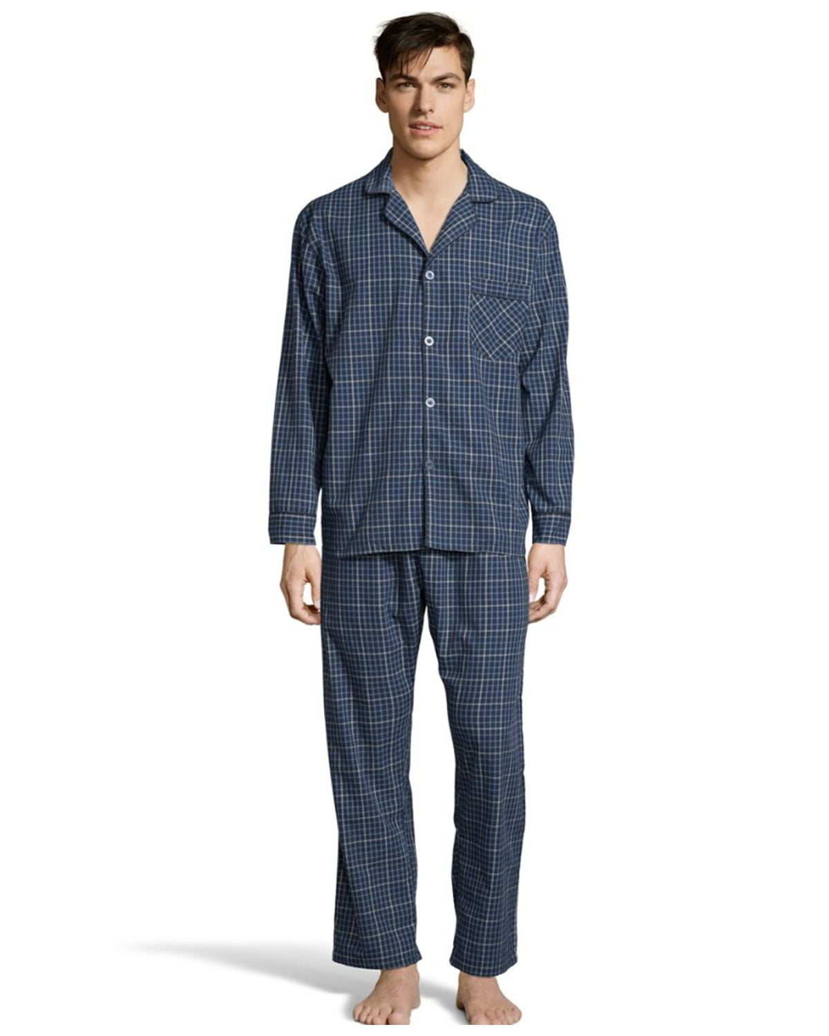 Hanes Sleepwear 91002 Mens Big Woven Plain Weave Pajama Set Choose SZ/Color. 