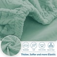 thumbnail image 2 of sasyxdc Individual Couch Cushion Covers  Stretch Sofa/Couch Seat Cushion Covers  Magic Sofa Covers Washable  Dog Couch Cushion Covers for Sofa with Elastic Bottom(Back Cover M  Chocolate), 2 of 6