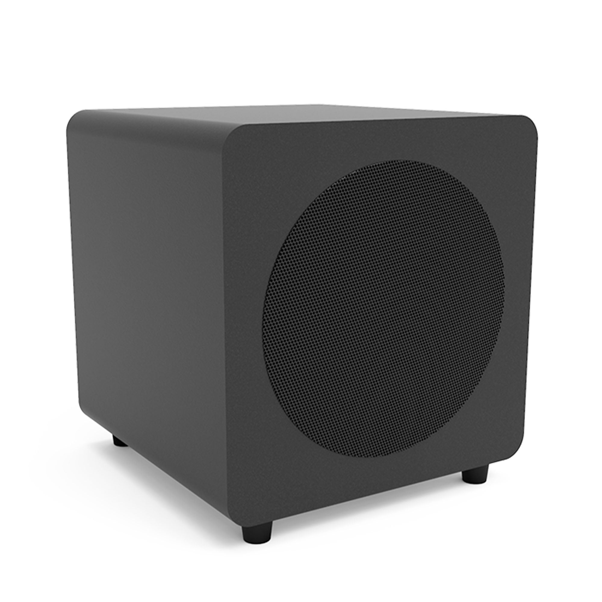 Kanto Ren Powered Speaker System (matte grey) and SUB8 Powered 8in Subwoofer (black)