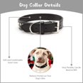 thumbnail image 4 of 1Pack Adjustable Dog Real Split Leather Studded Pet Dog Collar, Durable Doggy Collars for Small Medium Large Dogs, 4 of 7