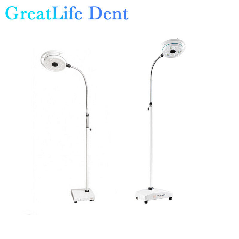 GreatLife Dent USA Stock 36W 12Led Mobile Examination Light Shadowless Surgical Medical Lamp Operating FDA