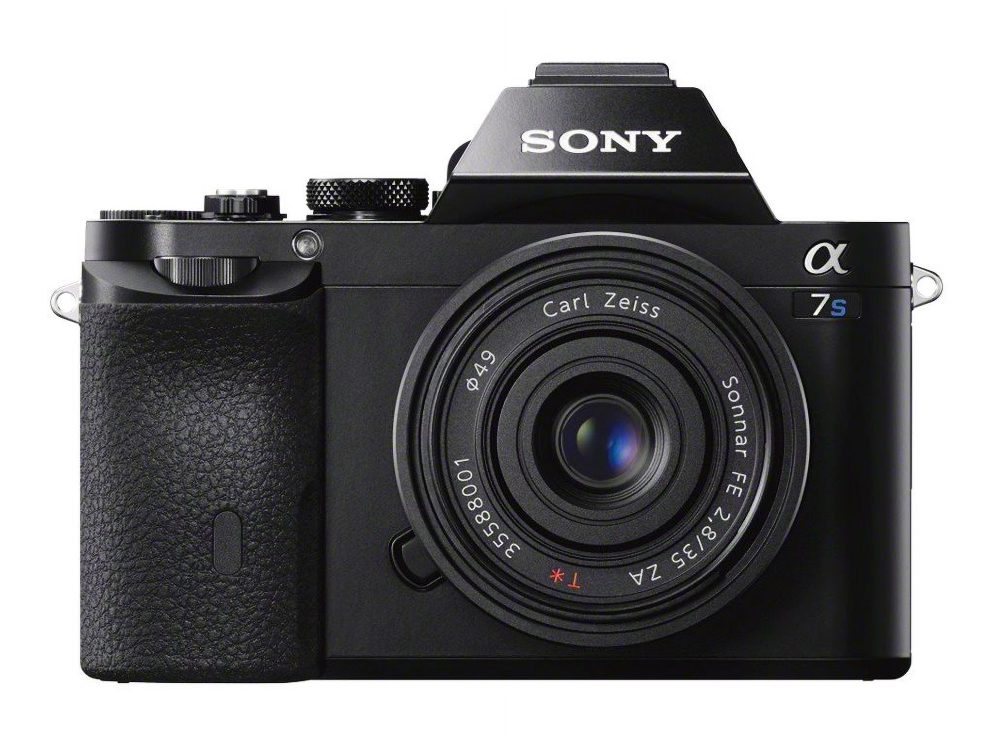 Sony a7s ILCE-7S - Digital camera - mirrorless - 12.2 MP - Full Frame - 1080p / 60 fps - body only - Wireless LAN, NFC - black - image 4 of 15