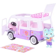 Honey Bee Acres Rainbow Ridge Flower Groove Van Purple Vehicle with Exclusive Unicorn Figure | Tie Dye Stickers to Customize Toy
