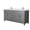 Gray, variant on Wyndham Collection Beckett 72" Wood Double Bathroom Vanity in Nickel/White