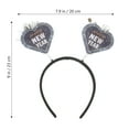 thumbnail image 2 of YSNOOWE Party Headbands Multi Color Fabric Hair Accessories for New Year Festive Events, 2 of 8