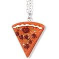 thumbnail image 1 of Emerald Park Jewelry Pizza with Pepperoni Charm Chain Necklace, 1 of 2