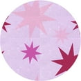 thumbnail image 1 of Ahgly Company Machine Washable Indoor Round Transitional Deep Mauve Purple Area Rugs, 7' Round, 1 of 7