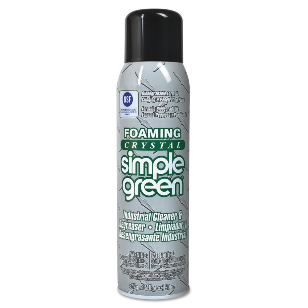 Simple Green Foaming Crystal Industrial Cleaner & Degreaser, 20 oz