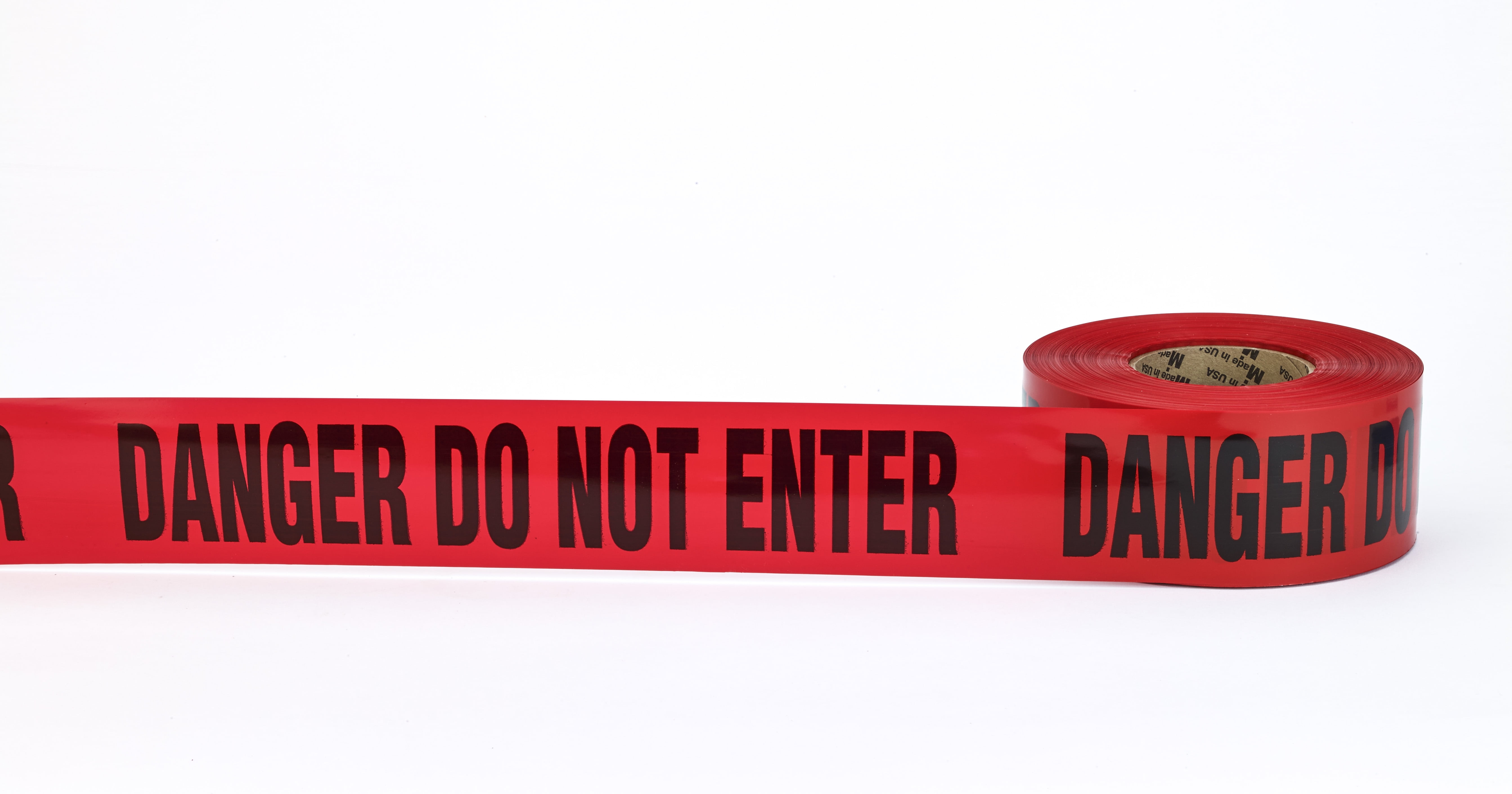 3Mil Barricade Tape, "Do Not Enter", 3" x 1000', Red (Pack of 10