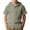 0-Army Green91, variant on Tiijoy Boys Linen Hooded Short Sleeve Shirt Casual Breathable Button Down Shirt, Sizes 5-14