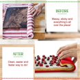 thumbnail image 5 of XIEULQP Silicone Sheet Cake Pan, 12 Inch Silicone Sheet Pans Cookie Sheet Jelly Roll Pan Rectangular Cooking Sheet Baking Trays for Oven, 5 of 9