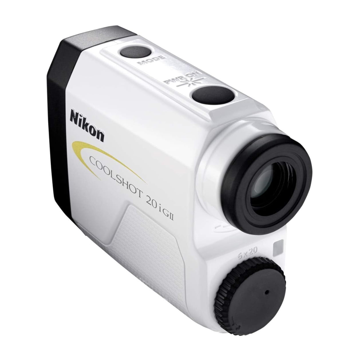Pre-Owned Nikon COOLSHOT 20i GII 6x Golf Laser Rangefinder with Slope-Adjusting ID Technology (White)