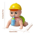 thumbnail image 3 of Doll Toy Crawling Dolls Play Toy With Music Lights Infant For Kids, 3 of 8