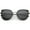 Black / Smoke, variant on Modern Matte Metal Cat Eye Sunglasses Flat Lens 56mm (Pink / Pink Mirror)