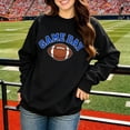 thumbnail image 2 of Football Sweatshirts for Women Game Day Print Sweatshirt Team Fan Clothes, 2 of 7