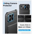 thumbnail image 4 of Funda tipo cartera BXYJY para iPhone 15/14/13 con tarjetero y RFID, 4 of 7