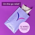 thumbnail image 6 of Vagisil Anti-Itch Medicated Feminine Intimate Wipes for Women, Maximum Strength, Gynecologist Tested, 12 Wipes, 6 of 8