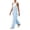Light Blue, variant on QSAWXQZ Womens Wide Leg Cargo Overalls Adjustable Straps Sleeveless Pockets Bib Jumpsuit Casual Pants M