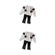 thumbnail image 4 of Sonducket 2 conjuntos de ropa para niña, camisa con estampado floral de manga larga de primavera, ropa , pantalones acampanados de fiesta, Type2 NO2, 4 of 6
