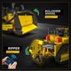 thumbnail image 4 of Set de construcción Mould King Bulldozer Technique con 1508 piezas, 4 of 7