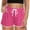 Rose Red, variant on Women's Plus Size Swim Shorts Quick Dry Beach Boardshorts Swimwear Bottom Trunks with Pockets