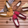thumbnail image 4 of XIHAHA, moda, suela suave antideslizante, zapatos planos de lona para mujer, zapatos ligeros, zapatillas de deporte para mujer, zapatos sin cordones para mujer, zapatillas de deporte, zapatos de enfer, 4 of 5