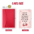 thumbnail image 2 of Tarjeta de San Valentín Rude for Husband from Wife Funny Bra, 2 of 7